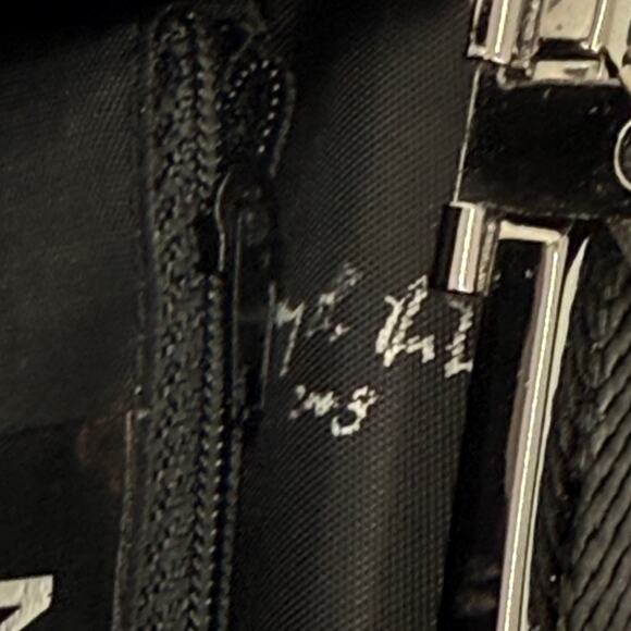 Moo Roo Charleston Black Stone Inlay Evening Hand Bag Mary Norton Signed 2003 - Picture 10 of 12